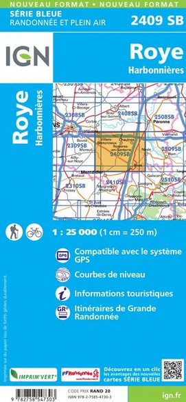 Picardie 1:25.000 - Topographische Karte Frankreich Série Bleue