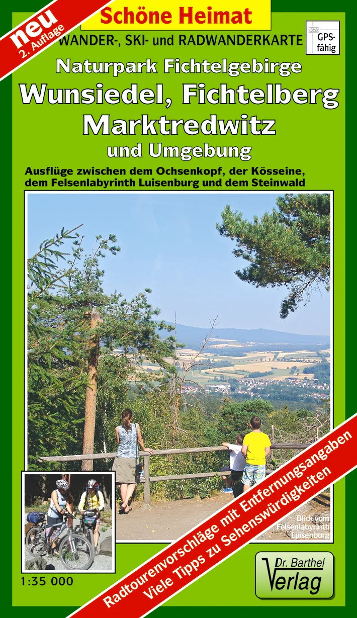 241 Naturpark Fichtelgebirge, Wunsiedel, Fichtelberg, Marktredwitz und Umgebung 1:35.000