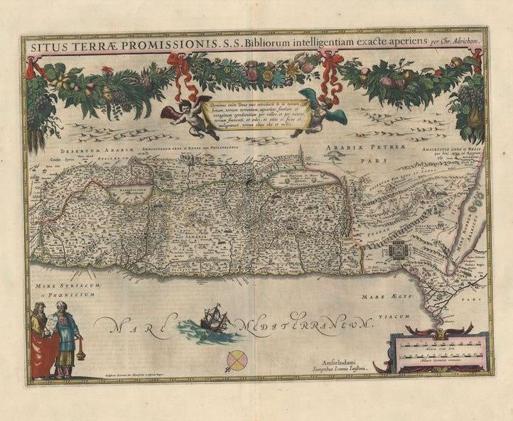 Israel und Palästina um das Jahr 1650