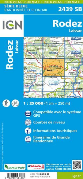 Midi-Pyrénées 1:25.000 - Topographische Karte Frankreich Série Bleue