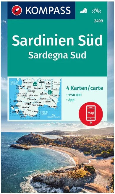 2499 Sardinien Süd - Kompass Wanderkaten-Set