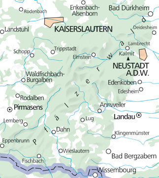 24 Pfälzerwald - Kümmerly & Frey 1:50.000