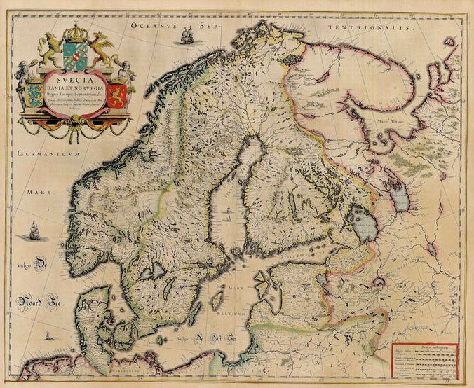 Skandinavien im Jahr 1635
