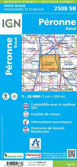Nord-Pas-de-Calais 1:25.000 - Topographische Karte Frankreich Série Bleue