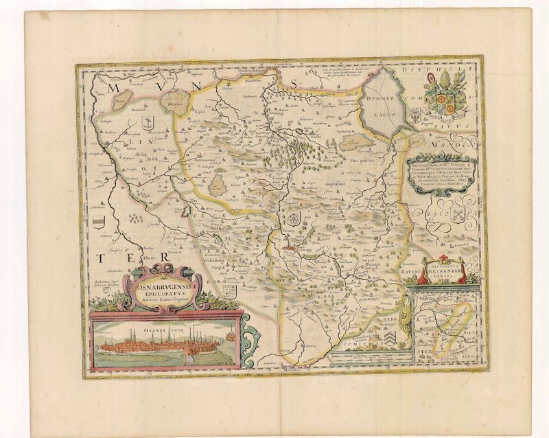 Osnabrück im Jahr 1613 von Henricus Hondius