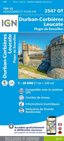 Pyrenäen 1:25.000 - Topographische Karte Frankreich Série Bleue