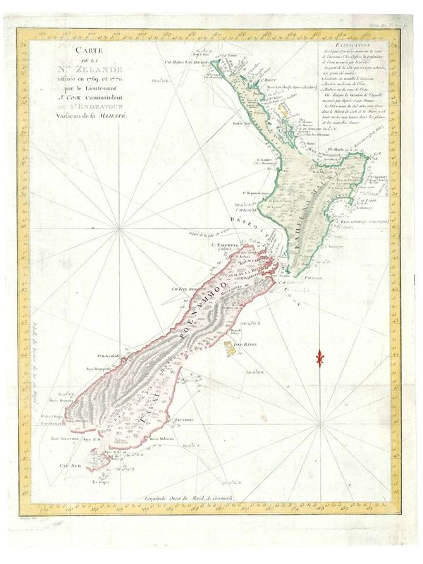Neuseeland im Jahr 1774 von Robert Bénard