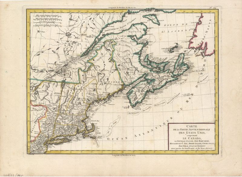 Kanada um das Jahr 1797 von Auguste Ambroise Tardieu