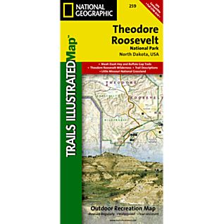 Theodore Roosevelt National Park - Trails Illustrated Map