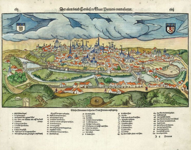 Poitiers um das Jahr 1556
