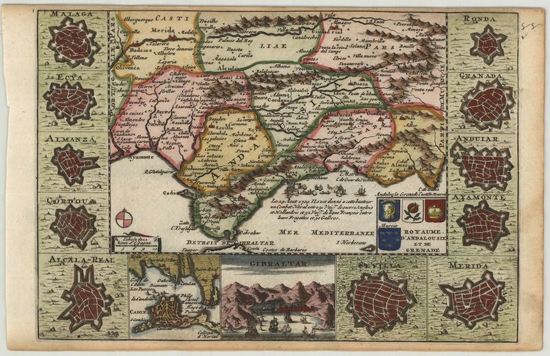 Spanien nach 1706 von Daniel de La Feuille