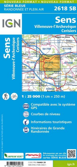 Ile-de-France 1:25.000 - Topographische Karte Frankreich Série Bleue