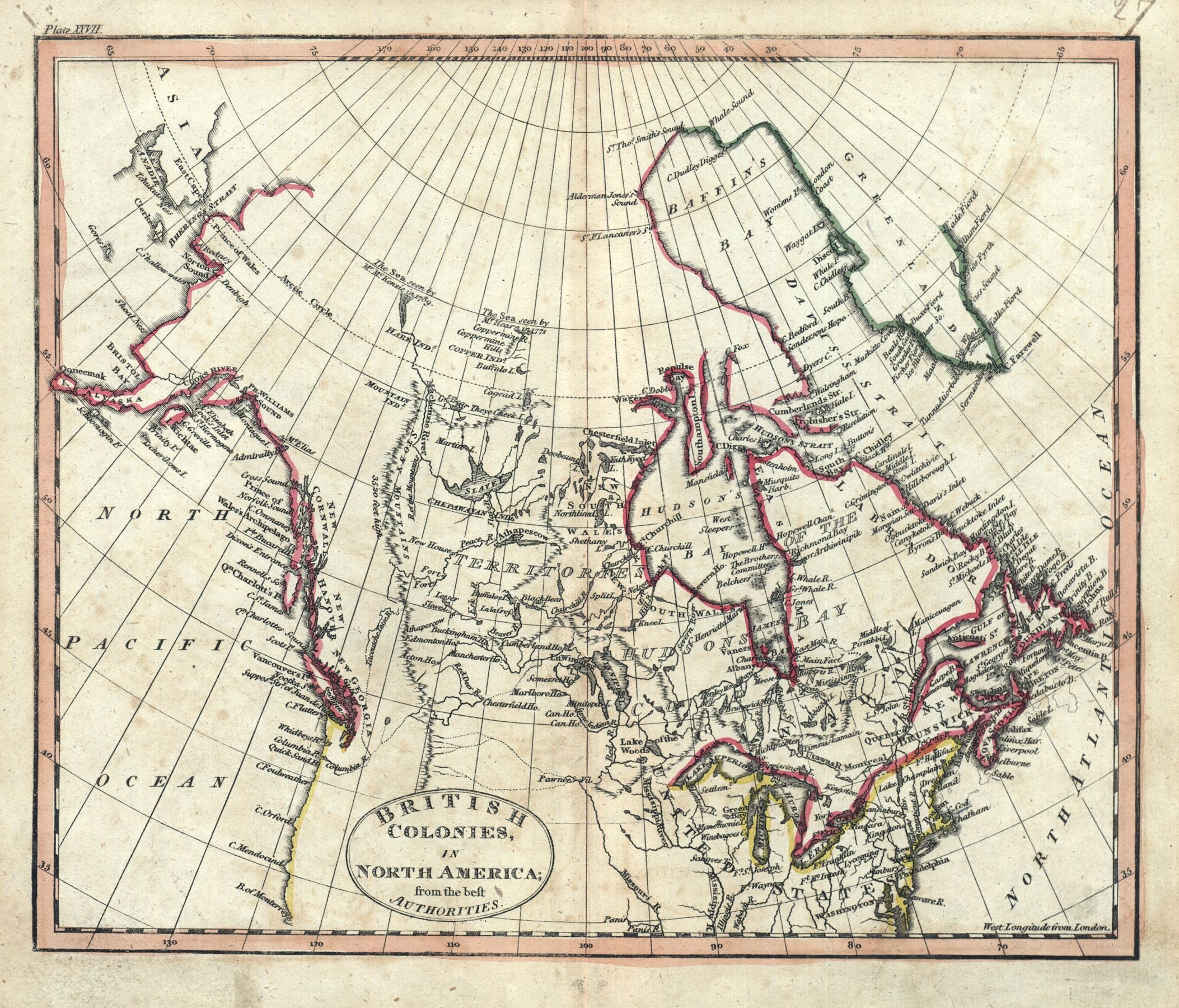 R2635  Guthrie, William: British Colonies in North America; from the best authorities  1815