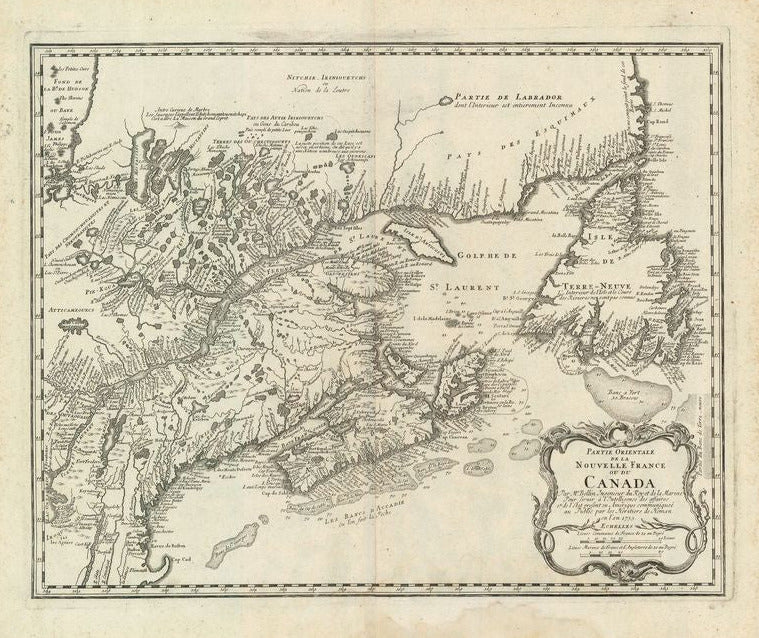 Kanada im Jahr 1755