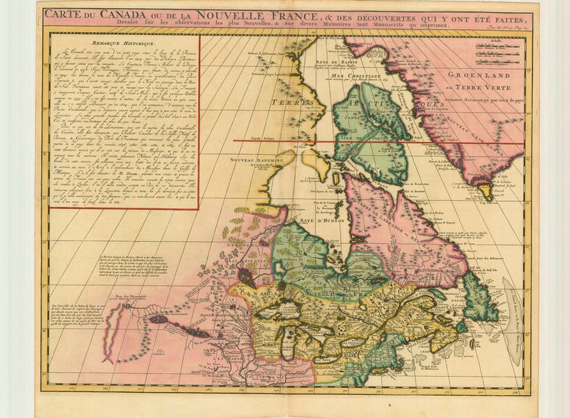 Kanada nach 1705 von Henri Abraham Châtelain