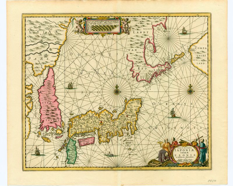 R2727   Schenk, Petrus und Valk, Gerard : Nova et Accurata Japoniae Terrae Esonis  1694
