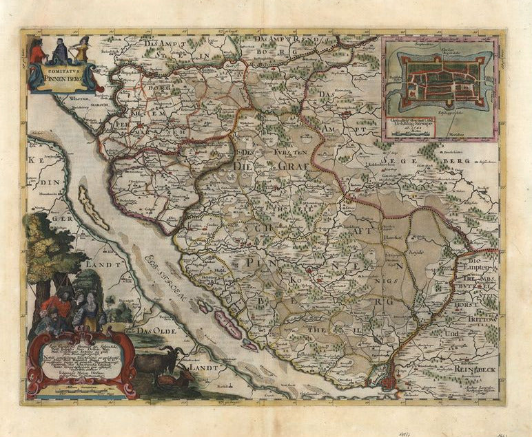 Pinneberg im Jahr 1662