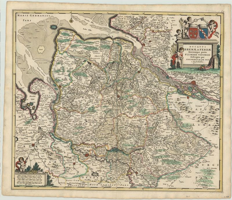Bremen um das Jahr 1680 von Frederik de Wit