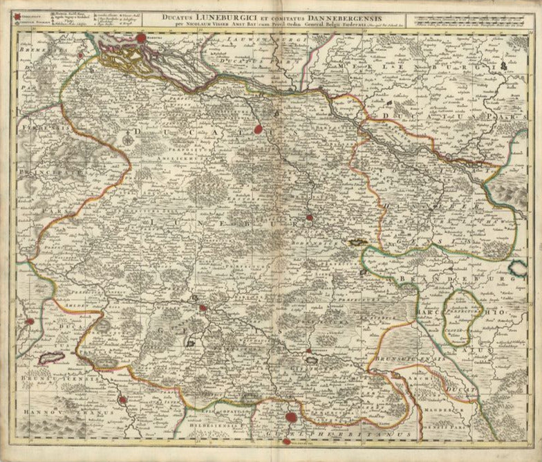 Lüneburg in der Zeit um 1740
