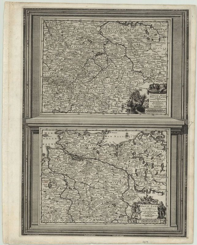 Niedersachsen im Jahr 1713 von Pieter van der Aa