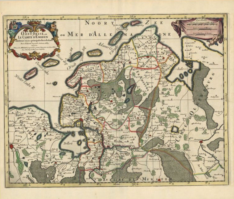 Ostfriesland um das Jahr 1700