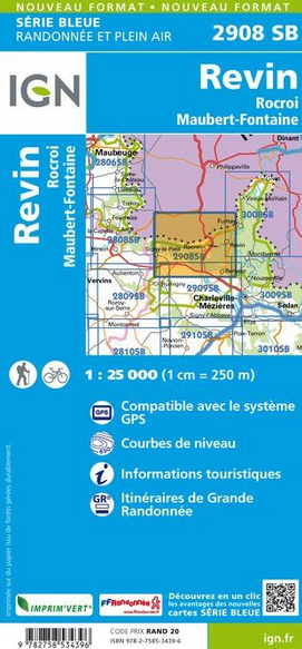 Champagne Nord 1:25.000 - Topographische Karte Frankreich