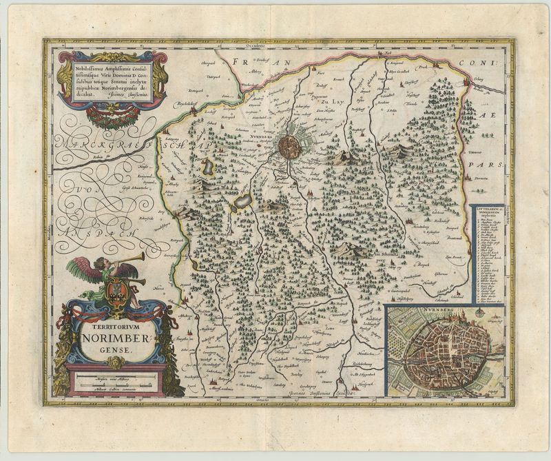 R2922   Janssonius, Johannes: Territorium Norimbergense   1638