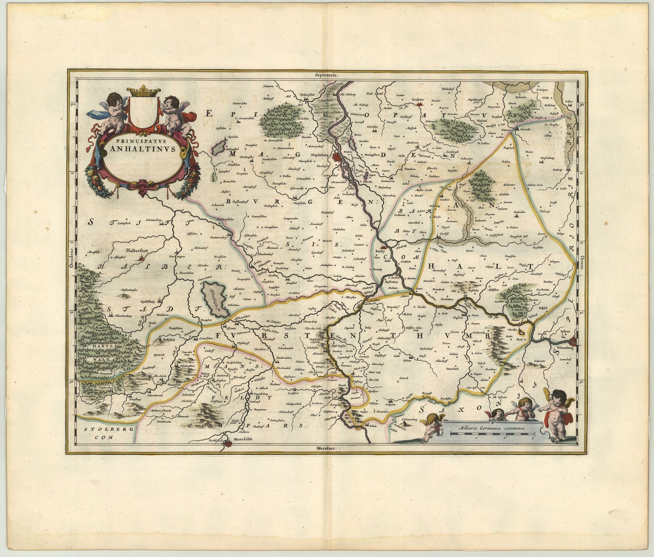 R2975  Blaeu,Joan: Principatus Anhaltinus 1659