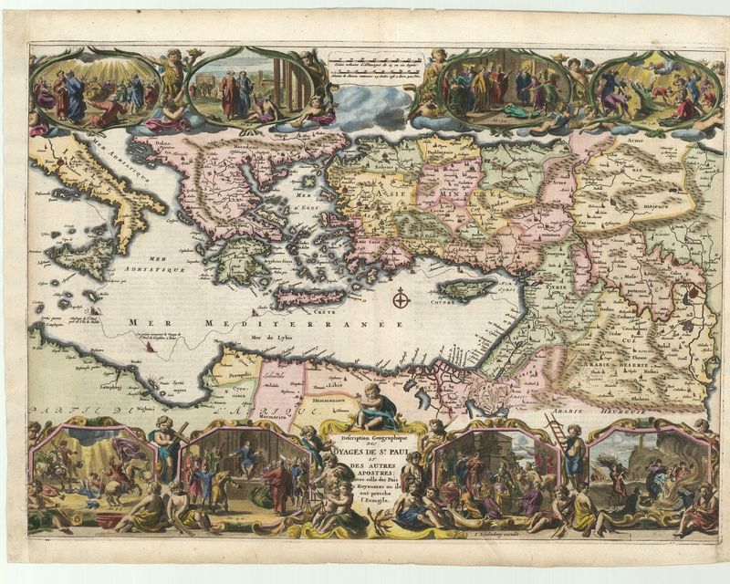 Heiliges Land in der Zeit um 1700 von Romeyn de Hooghe