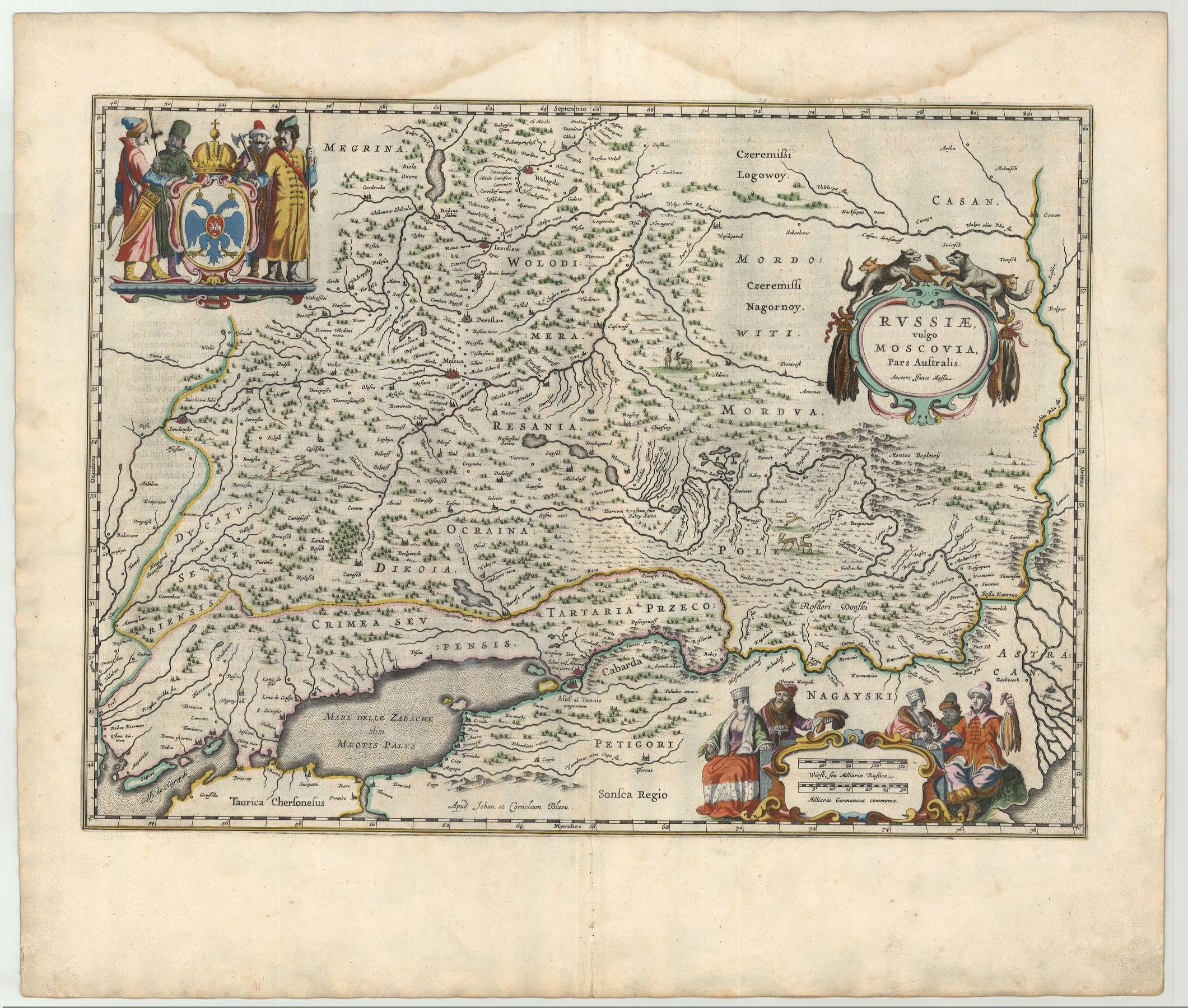 Russland ab 1659 von Joan Blaeu