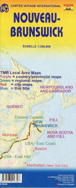 New Brunswick / Nouveau-Brunswick - 1:360.000 ITM