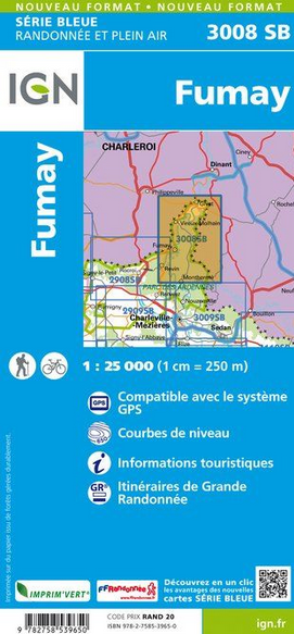 Champagne Nord 1:25.000 - Topographische Karte Frankreich