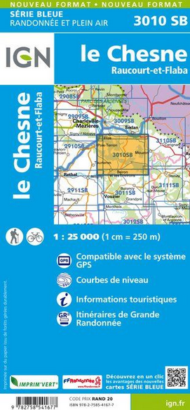 Champagne Nord 1:25.000 - Topographische Karte Frankreich