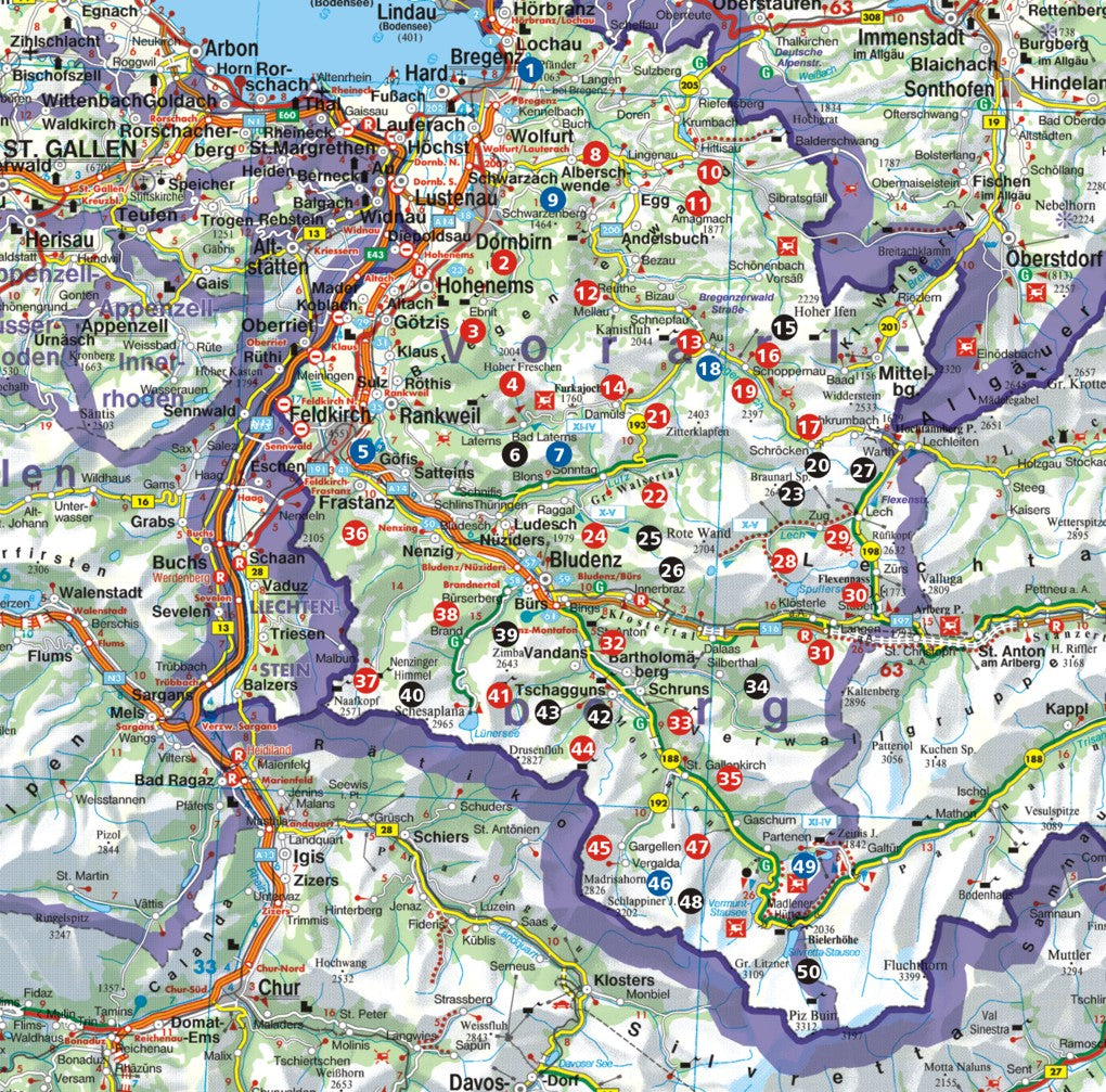 Vorarlberg - Rother Wanderbuch