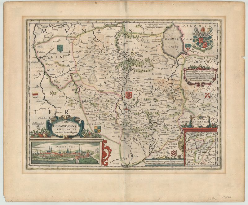 Osnabrück nach 1652 von Johannes Janssonius