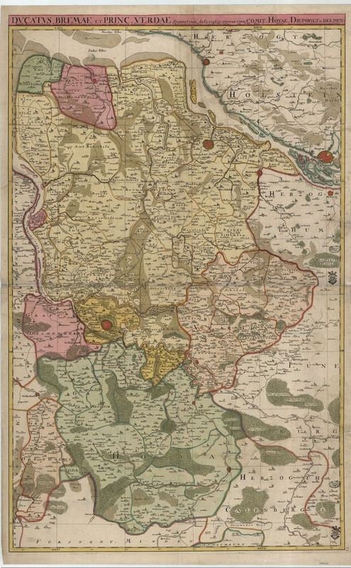 Bremen-Verden im Jahr 1764 von Berliner Akademie