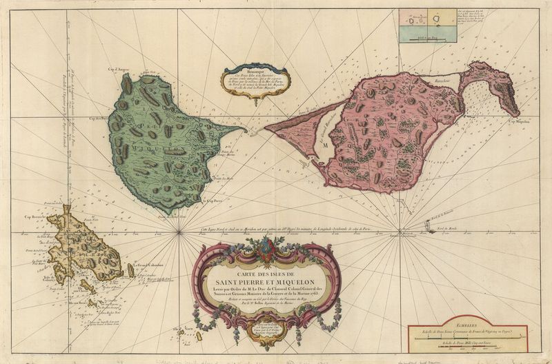 Kanada im Jahr 1763 von Jaques Nicolas Bellin