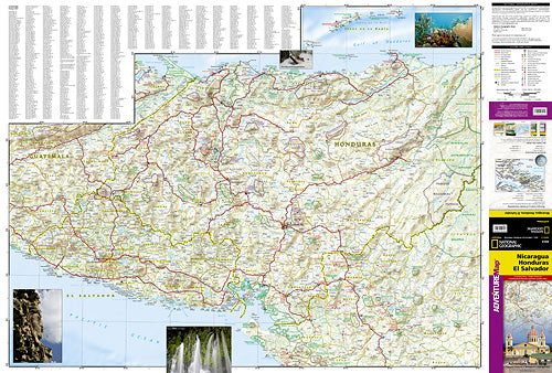 3109 El Salvador, Nicaragua und Honduras - Adventure Map