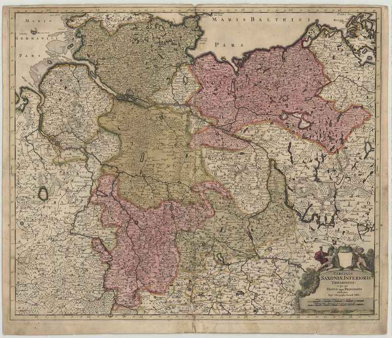 Norddeutschland in der Zeit um 1720 von Gerard Valk