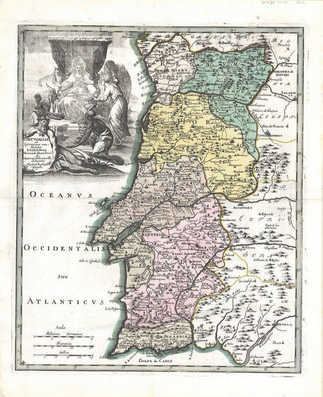 R3159   Weigel : Portugallia ex Descriptione exactissima   1718