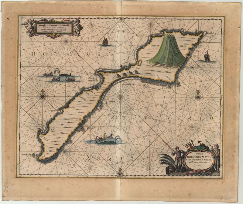 Jan Mayen Insel ab 1650 von Johannes Janssonius