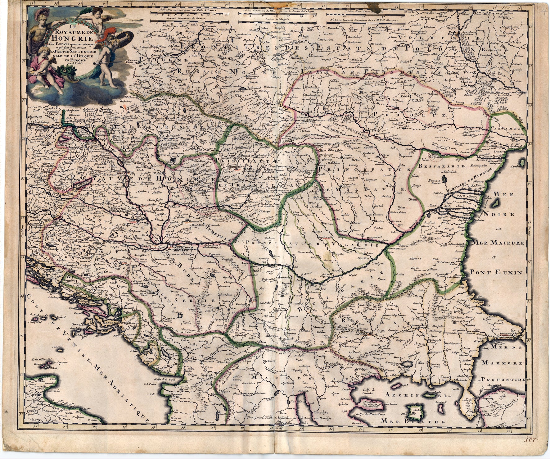 Ungarn um das Jahr 1720 von Geradus Valck