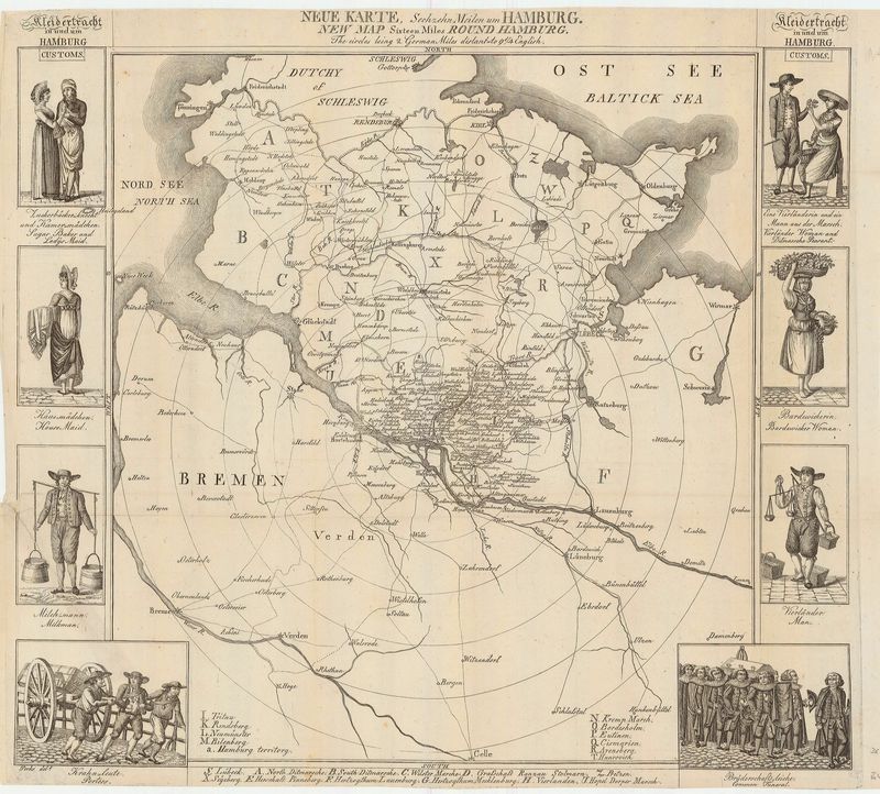 Hamburg in der Zeit um 1805 von William Perks