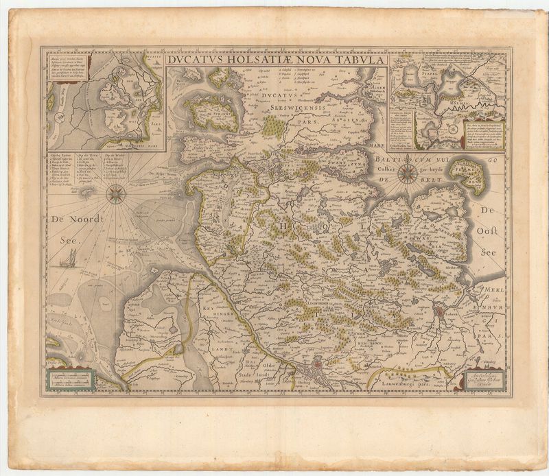 Holstein nach 1643 von Willem Janszoon Blaeu