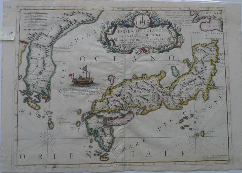 Japan im Jahr 1691 von Vincenzo Maria Coronelli