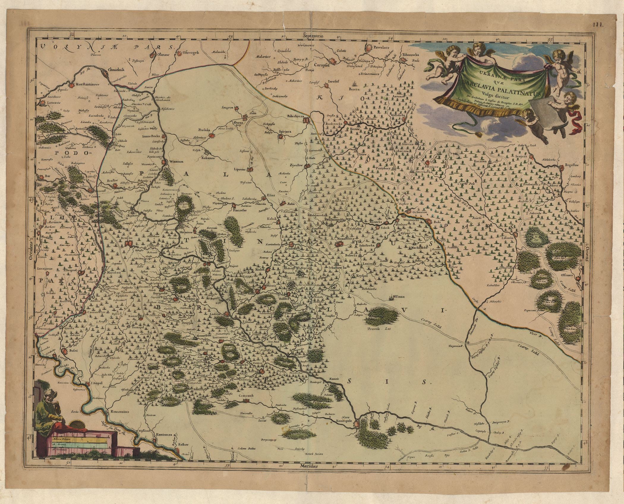 Ukraine im Jahr 1735 von Jean Covens & Pierre Mortier