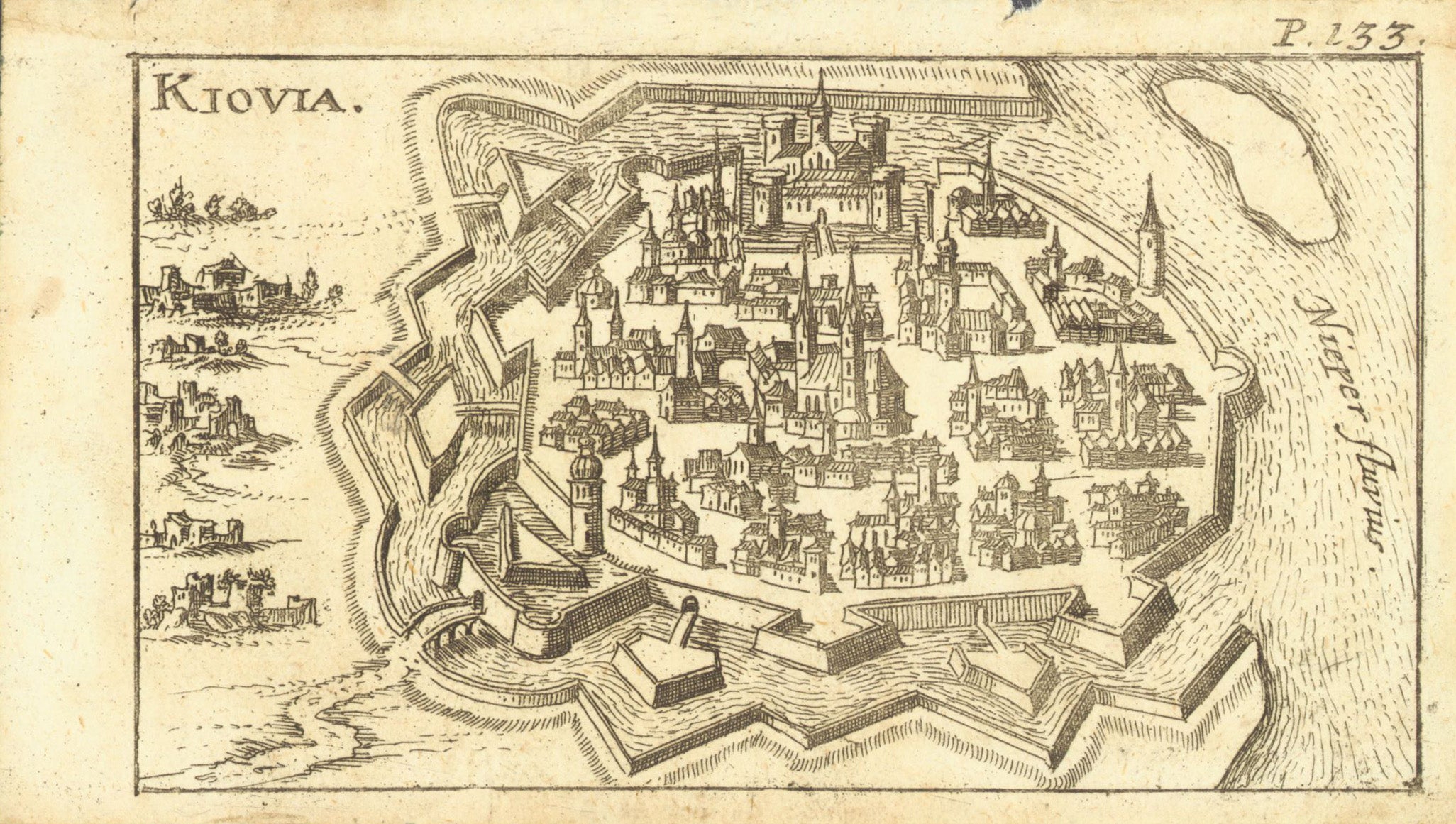 R3319  Sandrart, Jacob von: Kiovia 1687