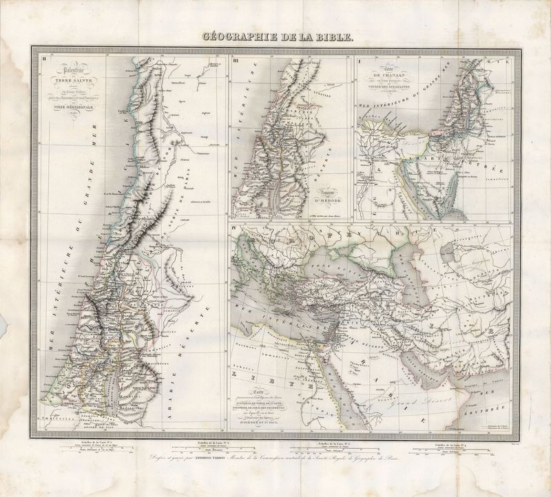 3323   Tardieu, Ambroise: Géographie de la Bible   1842