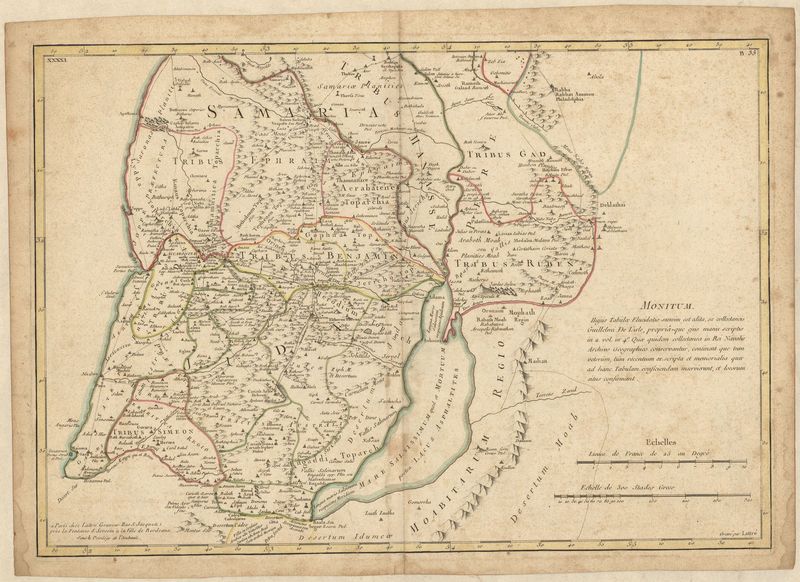 Nahost im Jahr 1772 von Guillaume DeIisle