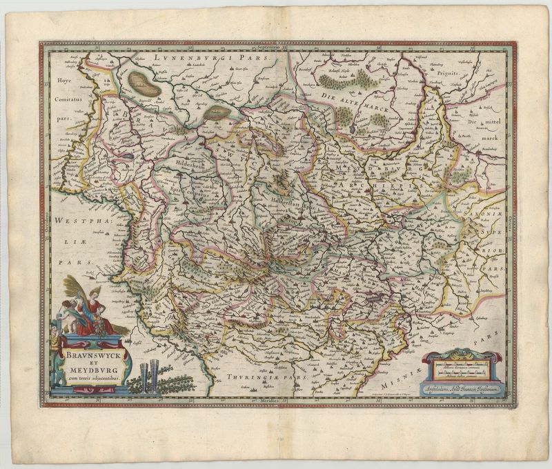 3366   Janssonius, Johannes: Braunswyck et Meydburg  1636